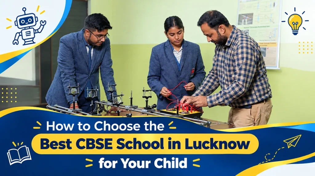Parents choosing the best CBSE school in Lucknow for their child